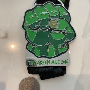 ZOOM Virtual running medal - The Green Mile 2016